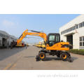 8 tons wheel excavator with 0.3CBM bucket